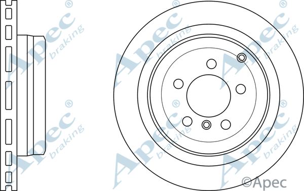 APEC BRAKING Тормозной диск DSK2595